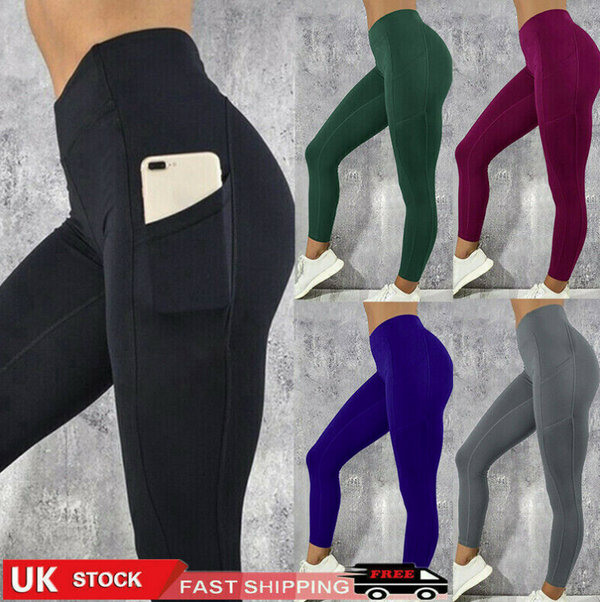 Pocket Leggings Women Workout High Waist Push Up Legging Running Fitness  Gym Jeggings Pants Women Clothing (Color : Brown, Size : XL.) : :  Clothing, Shoes & Accessories